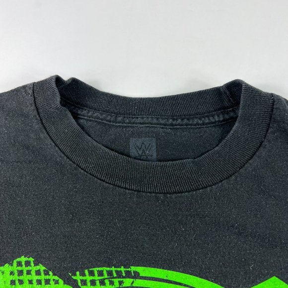 WWE RKO Randy Orton The Viper Shirt Medium Black & Green Faded Short Sleeve Tee - Picture 5 of 13